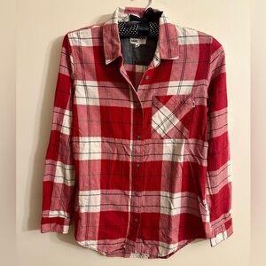🔥🔥 VANS Red and White Flannel Shirt